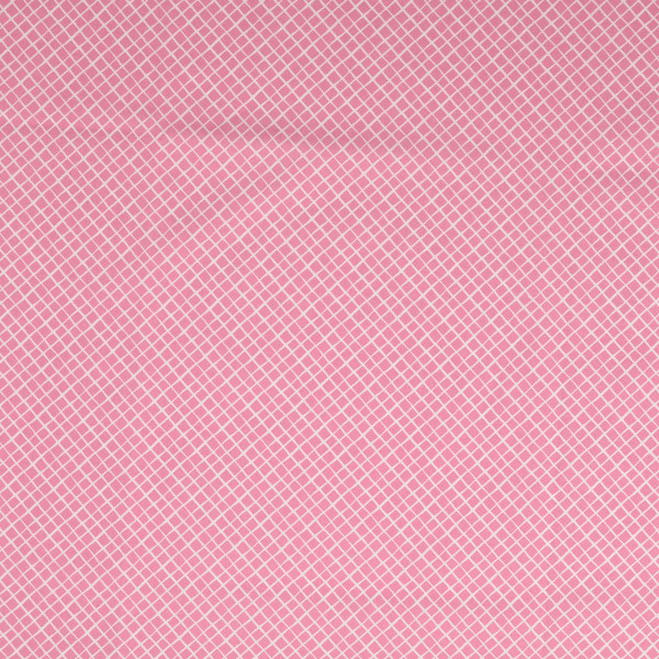 Baumwollstoff "Checks" pink