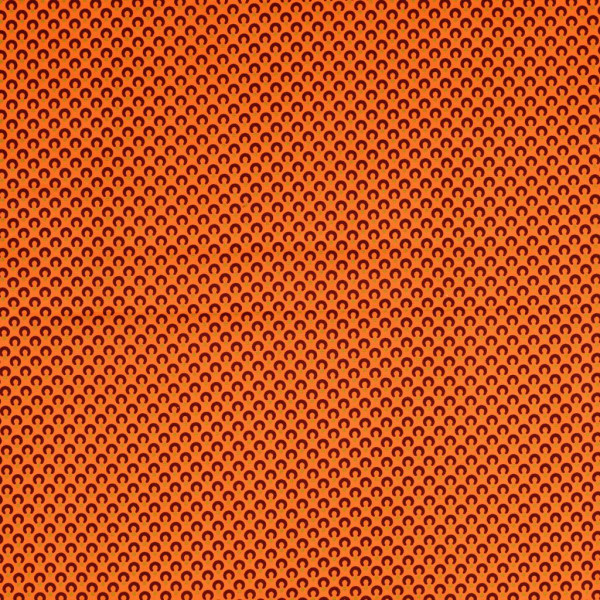 Baumwollstoff "Retro Dots" orange