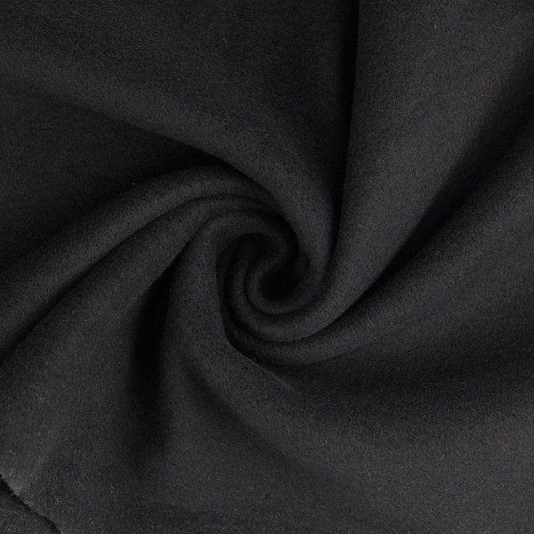 Organic Baumwollfleece "schwarz"