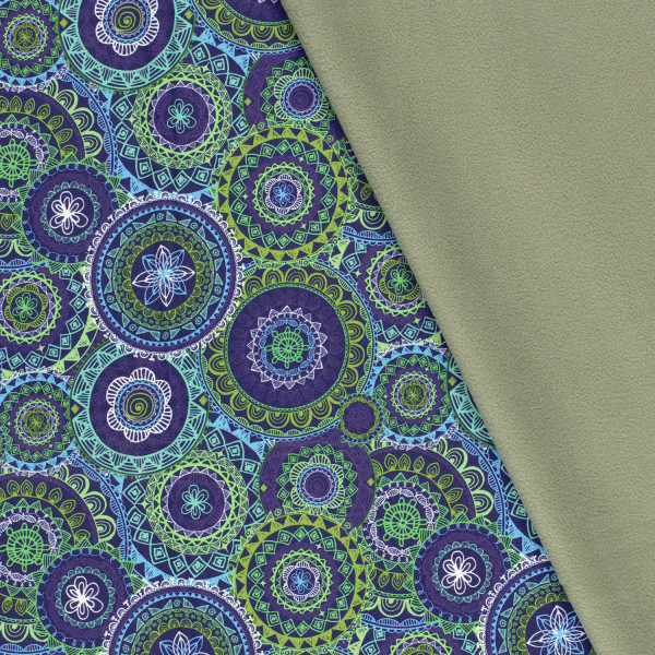 Softshell Digital "Mandala" blau