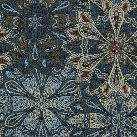 Dekostoff Gobelin "Mandala Flower" jeans