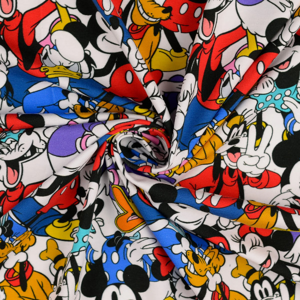 Baumwolljersey "Mickey & Friends"